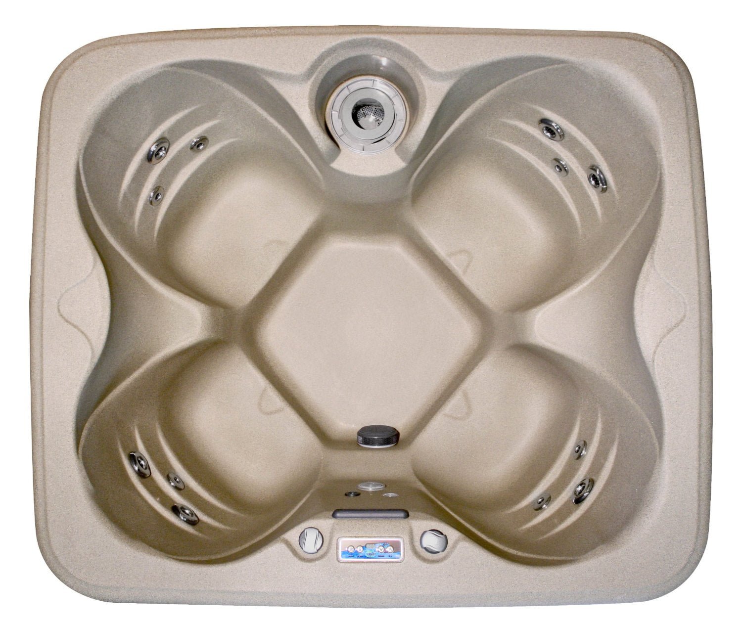 Lifesmart Rock Solid Simplicity Plug and Play 4 Person Spa With 12 Jets