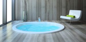 Indoor Hot Tub Installation
