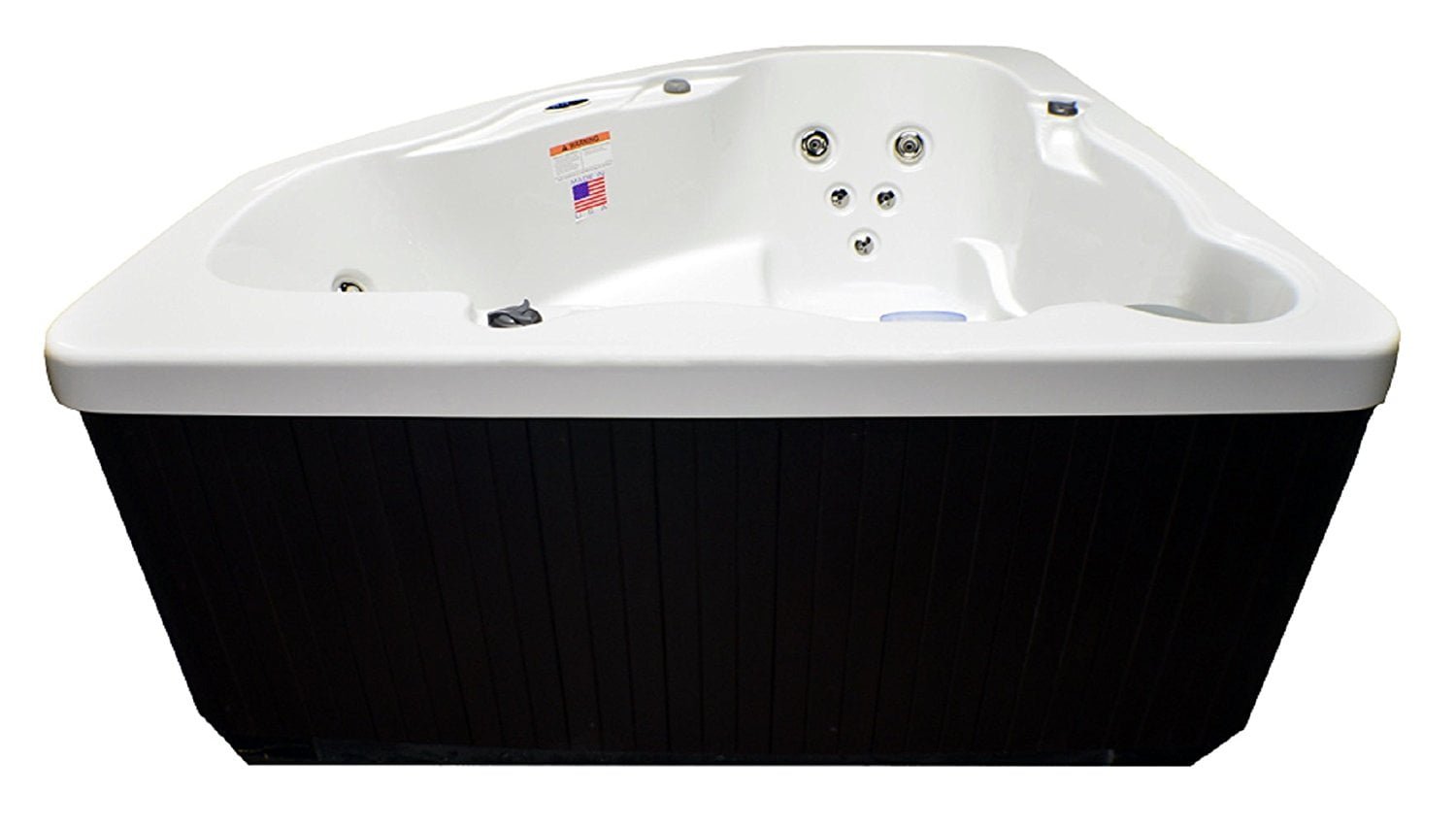 Home And Garden Spas 3 Person 14 Jet Corner Plug Play Spa Home And Garden Spas Lpi14xc 3 Person 14 Jet Corner Spa Plug Play With Gfci Cord Included Ivory White
