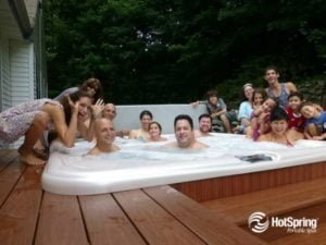 hot tub family bonding