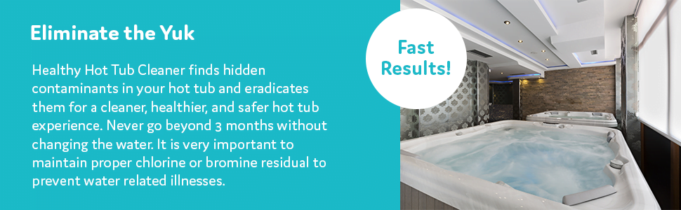 Oh Yuk Healthy Hot Tub Cleaner Gallon