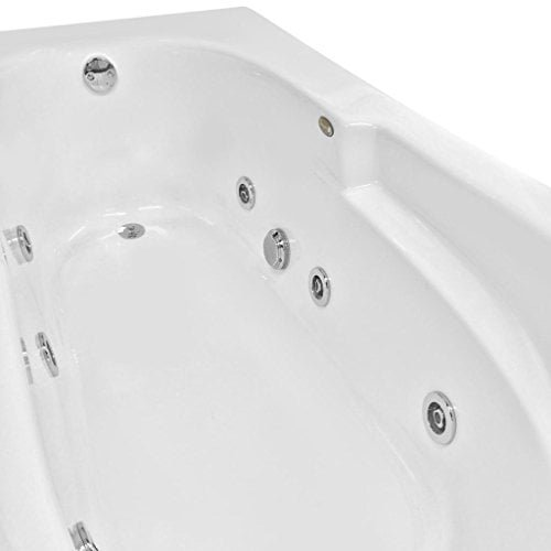 Carver Tubs – AR7136 Hygenic Aqua Massage 6 Jet Whirlpool Bathtub