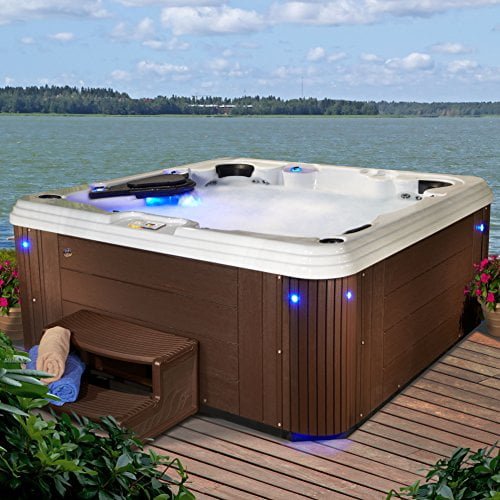 6 Person 67 Jet Lounger Acrylic Hot Tub | Top Quality 240 volt Large