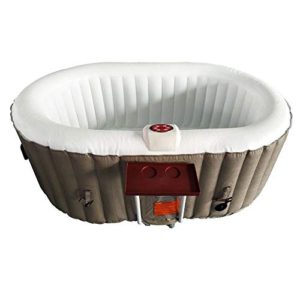 ALEKO 2 Person Hot Tub Oval Model Inflatable Spa Product Image