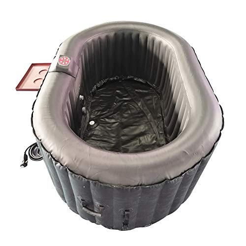 ALEKO Oval Inflatable Hot Tub 2 Person Portable Hot Tub Spa