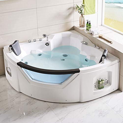 3 Person Corner Hot Tub Signature Brand with 2 HP Pump and 27 Jets