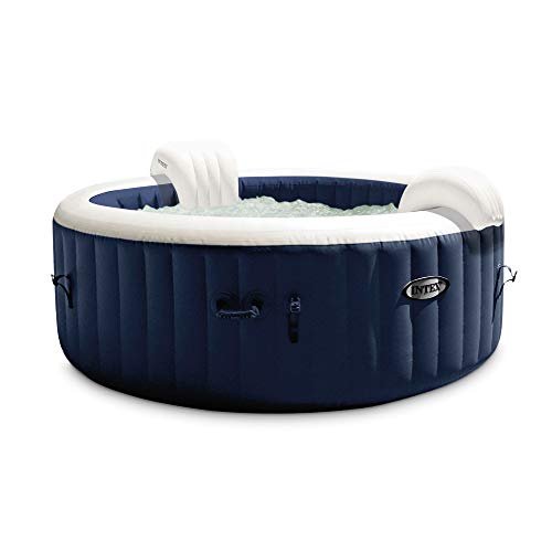 Intex PureSpa Plus 6 Person Portable Inflatable Round Hot Tub