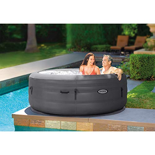 Intex Outdoor Portable Inflatable Round Heated Hot Tub