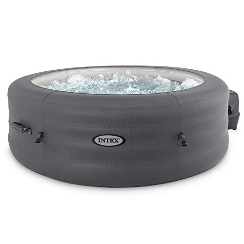 Intex Outdoor Portable Inflatable Round Heated Hot Tub