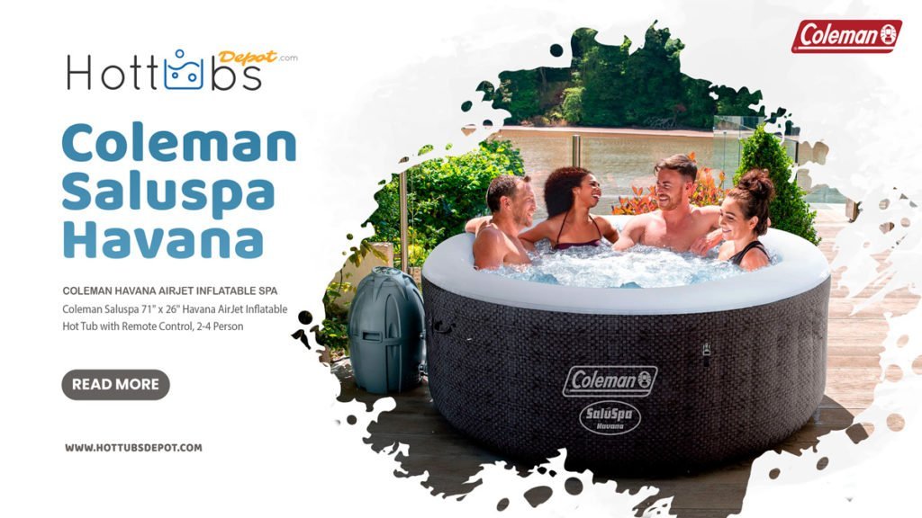 5. Coleman 71" x 26" Portable Spa Inflatable Hot Tub