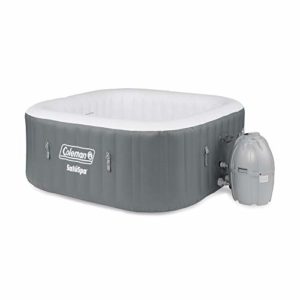 Coleman SaluSpa Square 4 Person Portable Inflatable Hot Tub Product Image