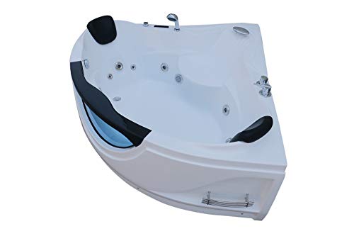 Empava 59” Corner Alcove Whirlpool Bathtub Model 2021