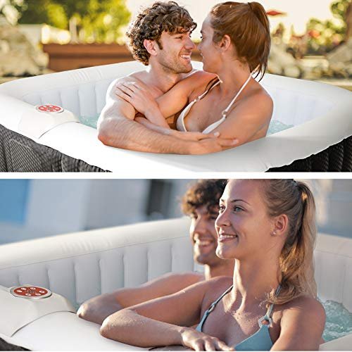 #WEJOY Portable Hot Tub 73X73X25 Inch Air Jet Spa 4-5 Person Inflatable  Octagon Outdoor Heated Hot Tub Spa with 130 Bubble Jets