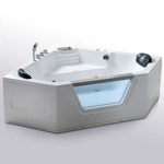 Whirlpool bathtub hydrotherapy 2 persons Hot Tub 10 water jets Spa