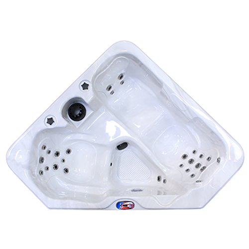 American Spas Triangle Hot Tub AM-628TS 2-Person Plug & Play Spa