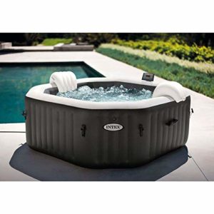 Intex 4-Person PureSpa Bubble Deluxe Inflatable Hot Tub Spa Product Image