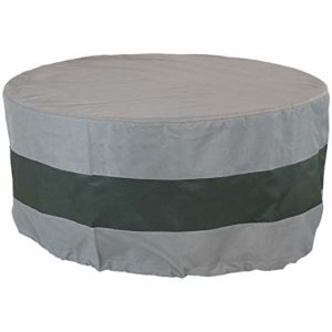 Sunnydaze Hot Tub Cover Round 2-Tone Outdoor Spa Cover Product Image