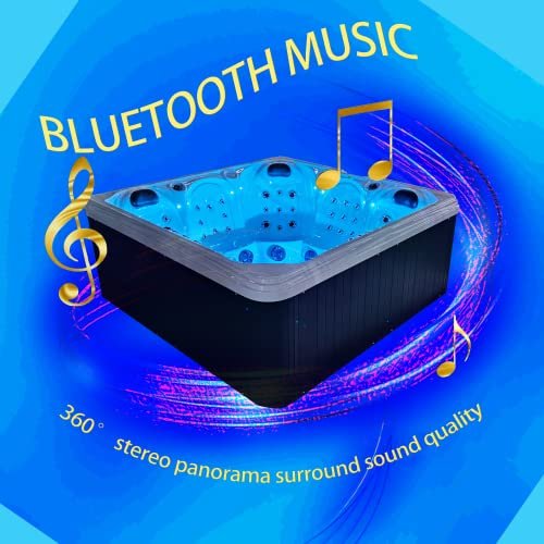 KOOSOM Luxury Hot Tub 5 Person Jakuzi Whirlpool Outdoor Spa Hot Tubs