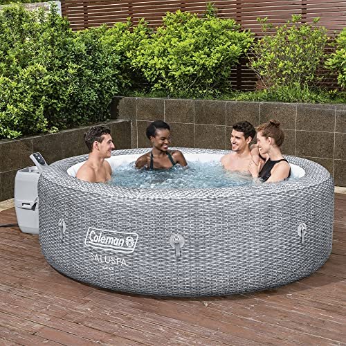 Coleman Sicily SaluSpa 2-7 Person Inflatable Round Outdoor Hot Tub Spa