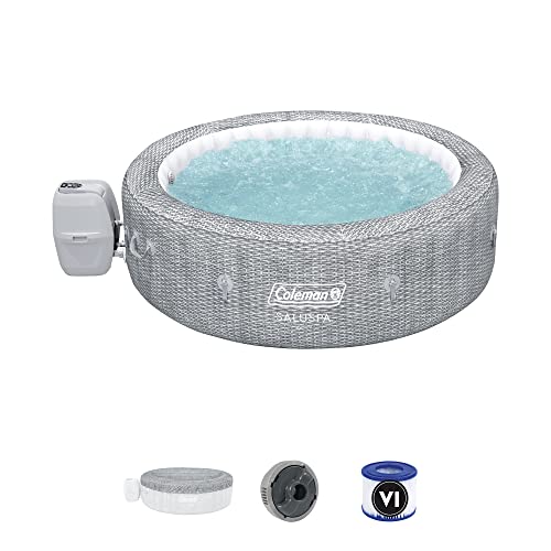 Coleman Sicily SaluSpa 2-7 Person Inflatable Round Outdoor Hot Tub Spa